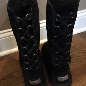 Ugg Rosberry Black Boots